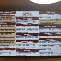 Menu board