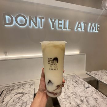 Dont Yell At Me - Osmanthus Jasmine Milk Tea with Rose Jelly - Bubble Tea Near Me - Seattle, Washington
