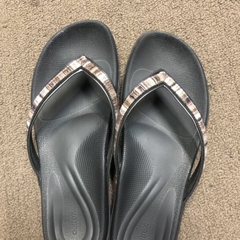 The Ultimate Foot Store - Slippers straps stretched out and bottom part shrank in the sun - Shoe Stores Near Me - Kaneohe, Hawaii The Ultimate Foot Store - Slippers straps stretched out and bottom part shrank in the sun - Shoe Stores Near Me - Kaneohe, Hawaii