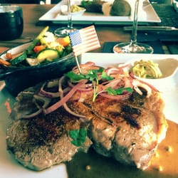 Tower 66 - Porterhouse with grilled onions & grilled veggies