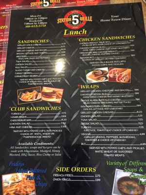 Menu photo 2 Station 5 Grille Natick, MA Menu photo 2 Station 5 Grille Natick, MA