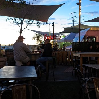 Brewery X - Outside (sun was going down) - Breweries Near Me - Anaheim, California Brewery X - Outside (sun was going down) - Breweries Near Me - Anaheim, California