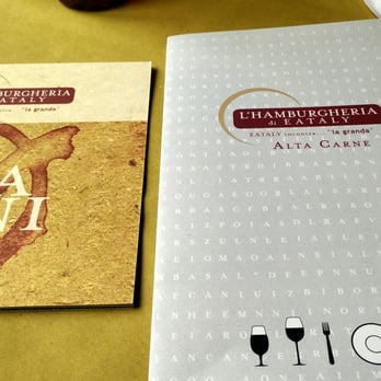 L'Hamburgeria di Eataly - Food and drink menus - Burgers Near Me - Milan, Michigan L'Hamburgeria di Eataly - Food and drink menus - Burgers Near Me - Milan, Michigan