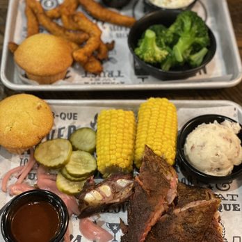 Famous Dave's Bar-B-Que - ows two trays of food - Barbeque Near Me - Mesa, Arizona