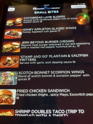Menu photo 7 Omar's Kitchen and Rum Bar New York, NY
