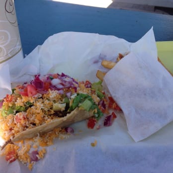 Burger Barn - A delicious big Taco with fries and a horchata! - Burgers Near Me - Bridgeport, California Burger Barn - A delicious big Taco with fries and a horchata! - Burgers Near Me - Bridgeport, California