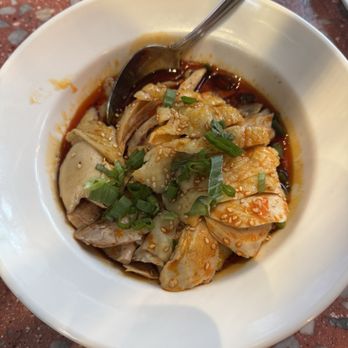 Han Dynasty - Chicken In Chili Oil - Szechuan Near Me - Long Island City, New York Han Dynasty - Chicken In Chili Oil - Szechuan Near Me - Long Island City, New York