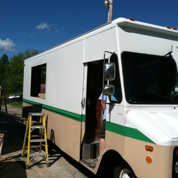 Frank's Bratwurst - The Bratmobile on day 1, two weeks before deadline! - Hot Dogs Near Me - Cleveland, Ohio Frank's Bratwurst - The Bratmobile on day 1, two weeks before deadline! - Hot Dogs Near Me - Cleveland, Ohio