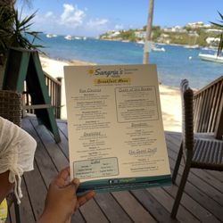 Sangria's Beachside Bistro - Menu