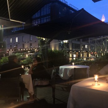 Blue Water Cafe - Patio at night - Seafood Near Me - Vancouver, British Columbia