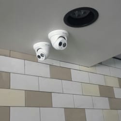 High Def Solutions - CCTV surveillance 4MP IP cameras side by side.