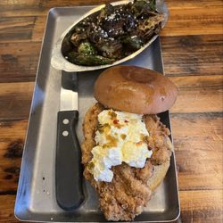 Avenue Pub - Tuscaloosa - Pepper jelly Chicken w/ Brussels