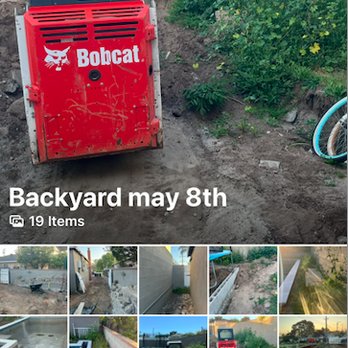 Horusicky Construction - Showing state of Backyard on May 8th, still no change since March 21st except we moved our bikes) - Masonry/Concrete Near Me
