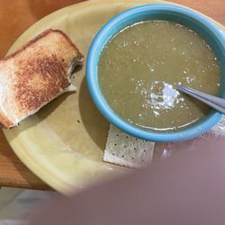Theo's Downtown Diner - Grilled cheese and soup