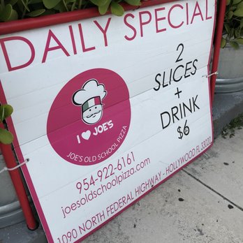 Joe's Old School Pizza - Pizza Near Me - Hollywood, Florida