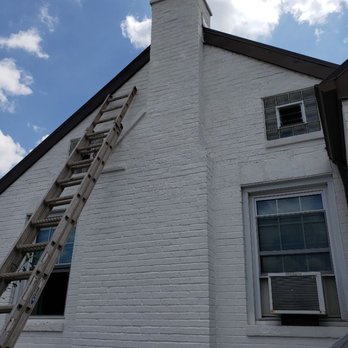 Total Care Restoration - Repainting of chimney after pointed with masonry paint - Chimney Sweeps Near Me Total Care Restoration - Repainting of chimney after pointed with masonry paint - Chimney Sweeps Near Me