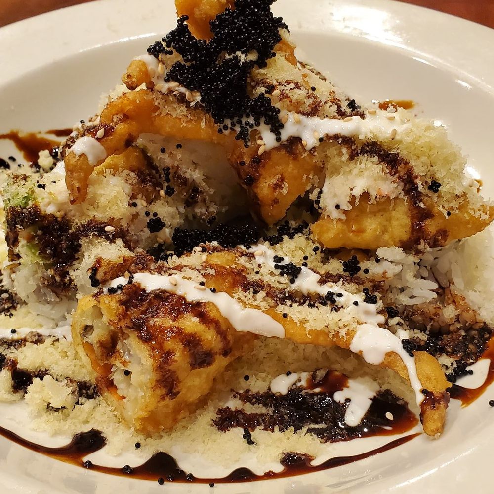 KANZI - Black Spider Roll - Sushi Bars Near Me - The Colony, Texas KANZI - Black Spider Roll - Sushi Bars Near Me - The Colony, Texas