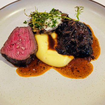 Populaire Modern Bistro - Red Wine Braised Beef Cheek - French Near Me - Costa Mesa, California Populaire Modern Bistro - Red Wine Braised Beef Cheek - French Near Me - Costa Mesa, California