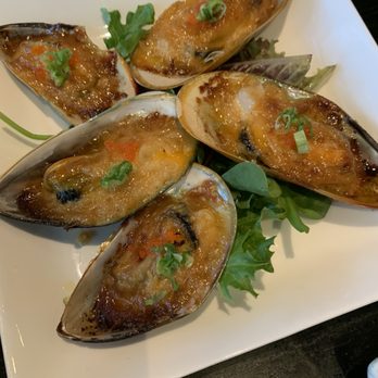 Sushi Kinoya - Baked green mussels - Sushi Bars Near Me - Long Beach, California Sushi Kinoya - Baked green mussels - Sushi Bars Near Me - Long Beach, California