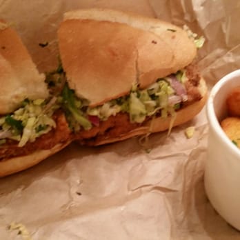 The Kroft - Fried chicken sandwich with cucumber jalapeño slaw sandwich - Sandwiches Near Me - Anaheim, California The Kroft - Fried chicken sandwich with cucumber jalapeño slaw sandwich - Sandwiches Near Me - Anaheim, California