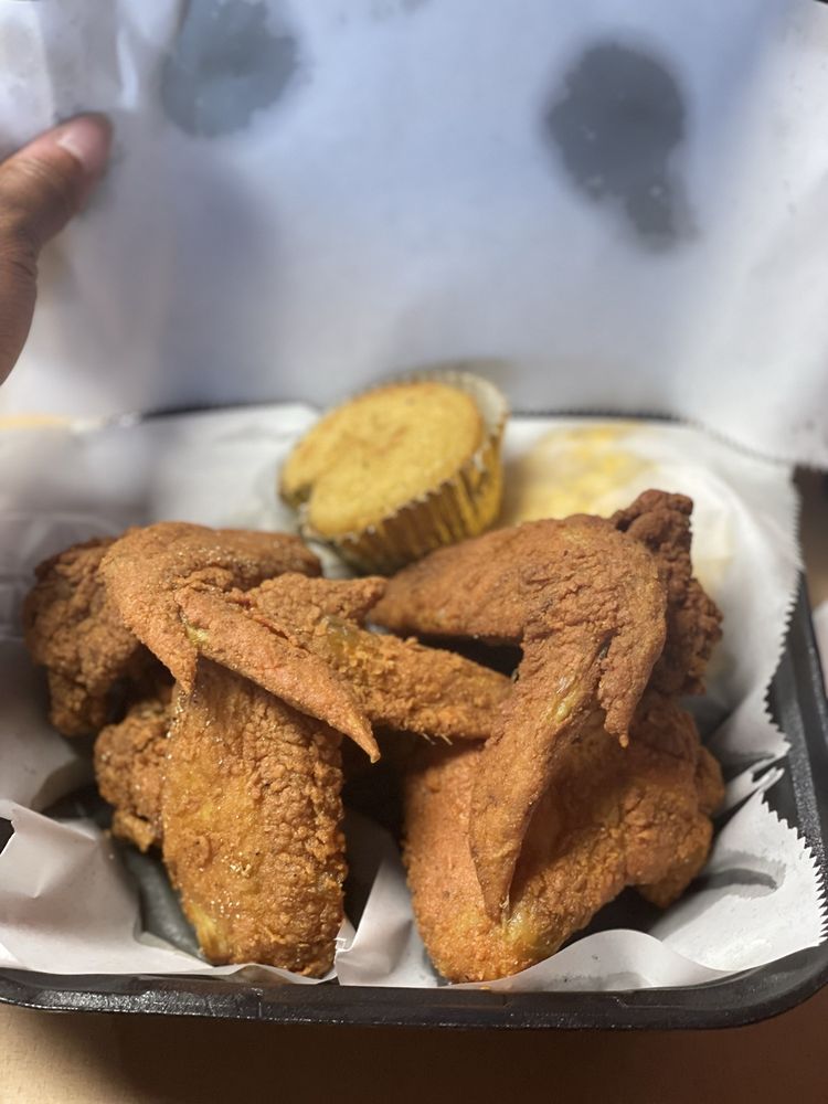 Food from J. W. Beverette's Soul Food