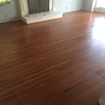 Diaz Hardwood Floor - After photo,They are still drying! This floor has been refinished and wood pieces have been repaired. I still cant believe it! Wow - Flooring Near Me - Lawndale, California Diaz Hardwood Floor - After photo,They are still drying! This floor has been refinished and wood pieces have been repaired. I still cant believe it! Wow - Flooring Near Me - Lawndale, California