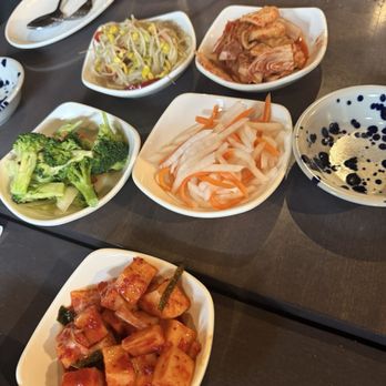 Dong Hae 2 - Banchan aka sides you eat with your main dish - Korean Near Me - Arden Hills, Minnesota Dong Hae 2 - Banchan aka sides you eat with your main dish - Korean Near Me - Arden Hills, Minnesota