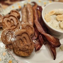 Mickey Waffles Cake