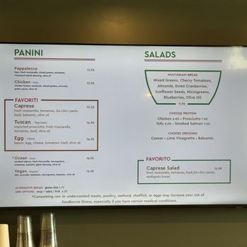 Pappalecco - Menu - Italian Near Me - Las Vegas, Nevada