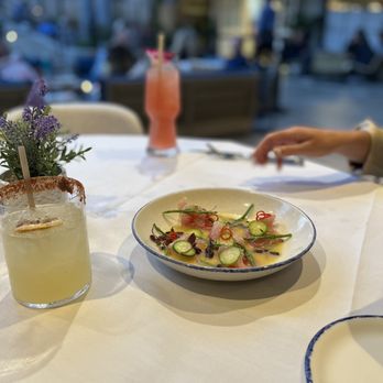 Local - Crudos dish - New American Near Me - Santa Barbara, California Local - Crudos dish - New American Near Me - Santa Barbara, California