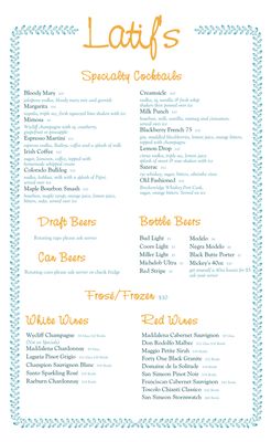 Menu photo 4 Latifs by Pedretti Turlock, CA