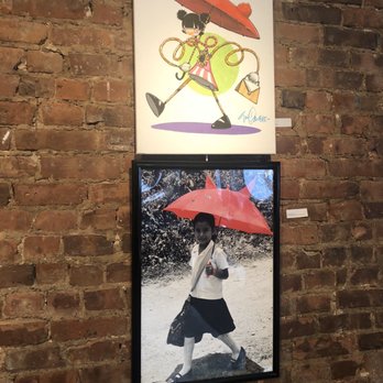 WallWorks - Gloria Zapata- Red Umbrella - Art Galleries Near Me - Bronx, New York