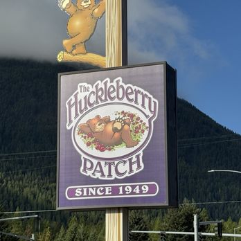 The Huckleberry Patch - Sign - Desserts Near Me - Hungry Horse, Montana The Huckleberry Patch - Sign - Desserts Near Me - Hungry Horse, Montana