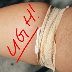 Clinical Labs of Hawaii - I hate drawing blood. There goes 5 tubes of them!