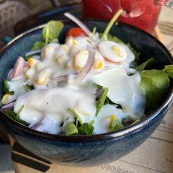 Honorato - Side salad.  Little overdressed but good.