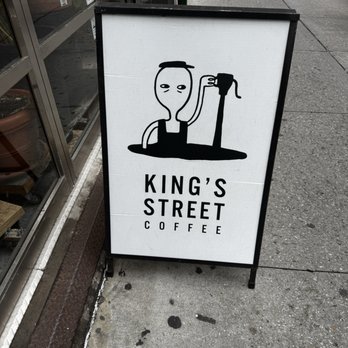 King's Street Coffee - Sign - helps you find the place - Coffee & Tea Near Me - New York, New York King's Street Coffee - Sign - helps you find the place - Coffee & Tea Near Me - New York, New York