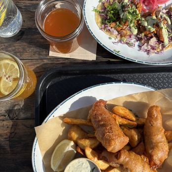 Fish - Fish and Chips and Grilled Fish Tacos (3) - Seafood Near Me - Sausalito, California Fish - Fish and Chips and Grilled Fish Tacos (3) - Seafood Near Me - Sausalito, California