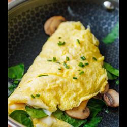 Leiya - Omelette properly cooked
