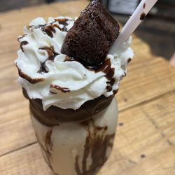 Forbus General Store - Over the top chocolate milkshake in a jar. $7.99 and delicious