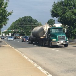 Rockville Millenium Trail - A lot of heavy truck traffic. And, yes, that is the trail in the foreground.