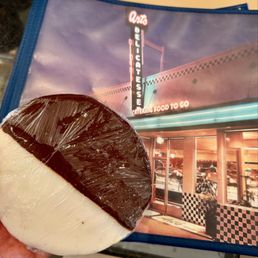 black and white cookie