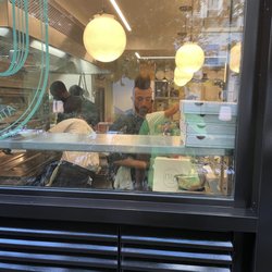 Chez Livio - From sidewalk - Look into adjacent pizza kitchen