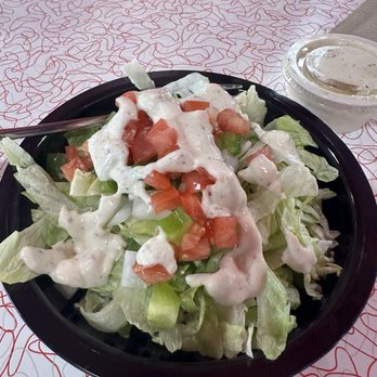 The Pizza Station - Side salad with creamy peppercorn dressing. - Pizza Near Me - Parkersburg, West Virginia The Pizza Station - Side salad with creamy peppercorn dressing. - Pizza Near Me - Parkersburg, West Virginia
