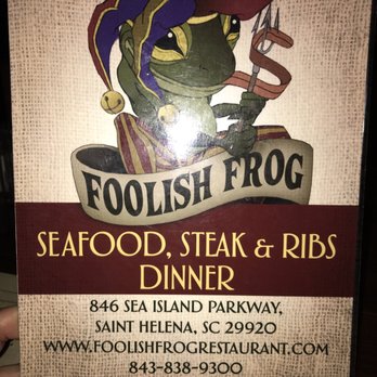 Foolish Frog - Seafood Near Me - Saint Helena Island, South Carolina Foolish Frog - Seafood Near Me - Saint Helena Island, South Carolina