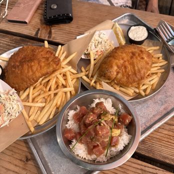 The Albright - Fish and Chips Poke - Seafood Near Me - Santa Monica, California The Albright - Fish and Chips Poke - Seafood Near Me - Santa Monica, California