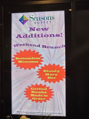 Menu photo 1 Seasons Buffet Black Hawk, CO