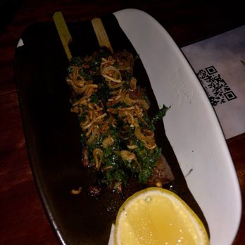 The Tyger - Shaking Beef Skewers - Cocktail Bars Near Me - New York, New York