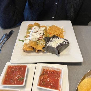 Mi Chante Mexican Cuisine - Flautas - 2 steak, 1 chicken - Bars Near Me - Prosper, Texas