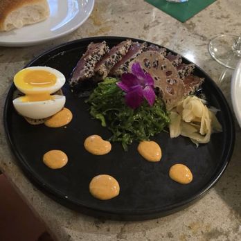 Benvenuto - Tuna with seaweed salad! - Italian Near Me - Milford, Delaware Benvenuto - Tuna with seaweed salad! - Italian Near Me - Milford, Delaware