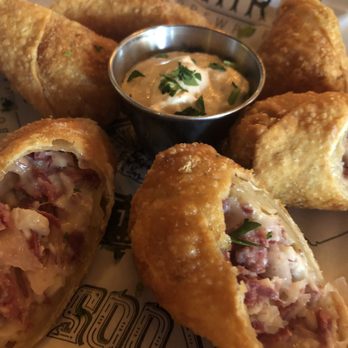 Roosevelt's - Closeup of Reuben rolls - Gastropubs Near Me - Tulsa, Oklahoma